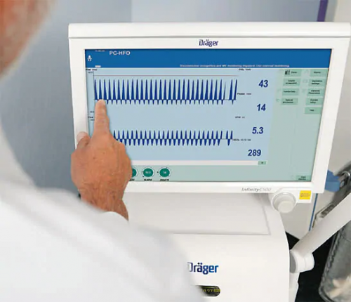 Аппарат ИВЛ для новорожденных и детей Dräger Babylog VN500